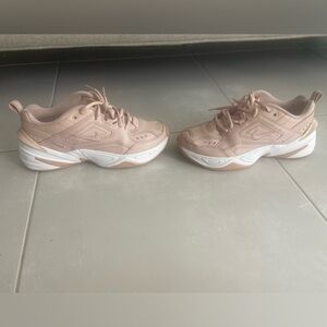 Nike Pink Mesh Sneakers with Chunky Midsole